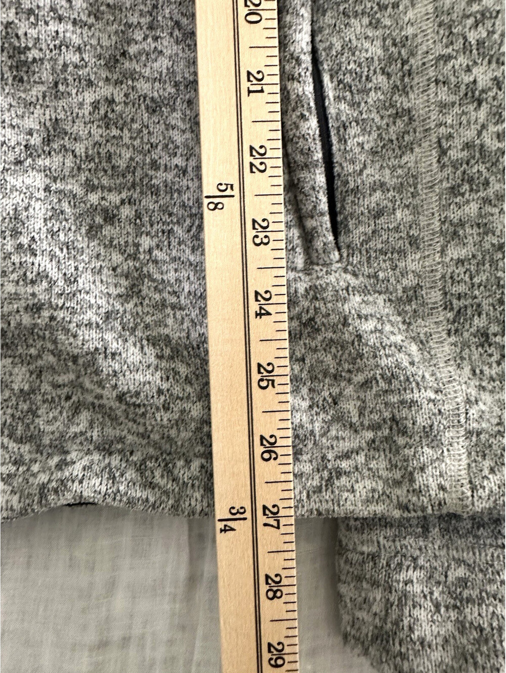 Mammut Zippered Fleece Jacket Hoodie Gray Men's Large - Picture 9 of 9